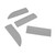 4PCS Universal Sweeper Door Sill Stair Wheelchair Door Sill Free Assembly Rubber Door Threshold ProtectGrey