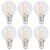 6PCS E12 LED Globe Bulbs 4W G45 Vintage Filament Lamp Clear Glass Bulb Warm Light Home Decor 110V