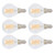 6PCS E12 LED Globe Bulbs 4W G45 Vintage Filament Lamp Clear Glass Bulb Warm Light Home Decor 110V