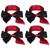 4Pcs Silk Cloth Eye Cover Sleeping Eyeshade Blindfold Tie for Valentine's Gift 150cm