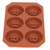 6-Grid Cookies Mold DIY Silicone Biscuit Chocolate Cake Making Mold Baking Tool Coffee
