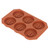 6-Grid Cookies Mold DIY Silicone Biscuit Chocolate Cake Making Mold Baking Tool Coffee