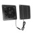 10W Solar Panel Fan Kit High Speed Solar Panel Powered Fan with 150cm Cable Protection Net for Pet House Greenhouse
