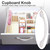 White Cabinet Closet Handles Cupboard Drawer Knobs Furniture Accessory (Hole Distance 9017-96)