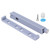Cabinet Door Damper Latch Push to Open System Buffer for Cupboard Closet Home HardwareGray L