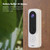 WiFi Video Doorbell Camera Wireless 1080P HD Camera 2-Way Audio Motion Detection Infrared Night Vision Real-time Monitor Support Tuya APP Waterproof Cover Support Storage Card