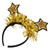 Cute Christmas Star Shaped Hair Hoop Fracture Resistance Star Shape Headband for FestivalGold Year