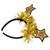 Cute Christmas Star Shaped Hair Hoop Fracture Resistance Star Shape Headband for FestivalGold Year