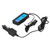 Mini Thermometer Electronic Temperature Meter with LCD Display DC12V for Car Indoor OutdoorBlue