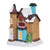 Christmas Village Houses Town Decoration Luminous Resin Snowing House with Warm LED Light