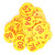 50Pcs Beehive Tag ABS Round Numbered Sign Labels with Hole Livestock Accessory Red Yellow