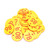 50Pcs Beehive Tag ABS Round Numbered Sign Labels with Hole Livestock Accessory Red Yellow