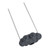 Plant Watering Rain Cloud Self Watering Planter Insert Devices Plant Watering Device Cloud Shape Gray