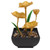 Tabletop Fountain Plastic with LED Lights Fountain Running Water Ornaments for Office UK Plug 220-240V