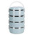 Portable 304 Stainless Steel Bento Lunch Box Thermal Cylinder Lunch Container Food Storage Containers for School Office OutdoorFour Layers Nordic Blue