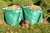 Reusable Garden Waste Bag Reuseable Heavy Duty Gardening Bag Lawn Pool Garden Leaf Waste Bag 58x58x2cm