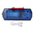 Shoulder Clip Light Rechargeable 500mAh LED High Brightness Auto On Off Shoulder Warning Light for Night Cycling Blue
