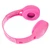 G58 Head Mounted Bluetooth Headset Bluetooth 5.0 Stereo Bluetooth Headset for Sports Use(Pink )