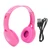 G58 Head Mounted Bluetooth Headset Bluetooth 5.0 Stereo Bluetooth Headset for Sports Use(Pink )