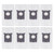 8pcs Vacuum Cleaner Dust Bags Replacement Non Woven Fabric Composite Dust Collection Bag for FC8202 FC8204 HR8331