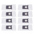 8pcs Vacuum Cleaner Dust Bags Replacement Non Woven Fabric Composite Dust Collection Bag for FC8202 FC8204 HR8331
