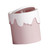 Garbage Bin Desktop Storage Basket Mini Cover Trash Can Home Broken Resistant Waste Bin Sakura Pink