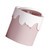 Garbage Bin Desktop Storage Basket Mini Cover Trash Can Home Broken Resistant Waste Bin Sakura Pink