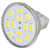 4PCS MR11 12LED Light Bulb 4W 400LM Double Pin Base Landscape Spot Light Bulb for Bedroom DC12VCold White