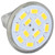 4PCS MR11 12LED Light Bulb 4W 400LM Double Pin Base Landscape Spot Light Bulb for Bedroom DC12VCold White