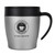 Stainless Steel Insulated Coffee Mug Water Cup with Spoon and Lid for Office Travel(Silver)