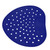 Urinal Screen Deodorizer Large Hole Anti Splash Deodorizer Scented Urinal Screen Mats for Bathrooms RestroomsBlue