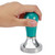 Aluminium Alloy Household Coffee Tamper Powder Pressed Hammer Coffee Machine AccessoryLight Blue