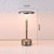 Rechargeable LED Table Lamp Touch Control Stepless Dimmable Nightstand Light Portable Desk Lamp for Living Room Bedroom Work Light with Three Adjustable Colors and 2000mAh Battery Ideal for Reading and Studying