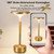 Rechargeable LED Table Lamp Touch Control Stepless Dimmable Nightstand Light Portable Desk Lamp for Living Room Bedroom Work Light with Three Adjustable Colors and 2000mAh Battery Ideal for Reading and Studying