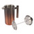 French Press Coffee Tea Maker with Filter Double Layer 304 Stainless Steel Gradient Ramp for 350ml