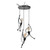 Modern Chandeliers E27 Retro Wrought Iron Chandelier for Restaurant Cafe Clothing Store Children's Room 110-220V