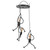 Modern Chandeliers E27 Retro Wrought Iron Chandelier for Restaurant Cafe Clothing Store Children's Room 110-220V