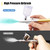 Multi-functional Airbrush Kit with Compressor Handheld Air Brush Set Dual-Action 5-level Adjustable Pressure Max.25PSI with 2pcs Paint Cups for Painting Craft Model Coloring Nail Art Makeup Cake Decorating