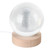 LED Night Lamp Crystal Ball with USB Wooden Base 3D Inter Carving Ornament Night Lamp for Home Decoration Little Astronaut Colorful Light
