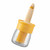 Oil Bottle with Silicone Basting Brush Oil Dispenser Container for Kitchen Baking Cooking Grilling Orange