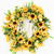 Door Sign Sunflower Wreath Welcome HelloSign Door Hanging Sign Sunflower Door Decoration