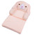 Foldable Kids Sofa Pink Dog Sponge Pull Out Kids Couch Soft Children Flip Open Sofa Bed for Home Hotel Kindergarten 2 Layers