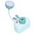 LED Folding Desk Lamp Cartoon Animal Multifunction Table Lamp Pen Holder Pencil Sharpener for Home OfficeBlue