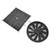 Solar Panel Fan Kit 10in 100W Waterproof Solar Panel Round Ventilation Case Exhaust Fan for Chicken Coop Greenhouse Shed