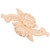 4Pcs Flower Carved Corner Onlay Applique Door Cabinet Vintage Style Furniture Decor(E)