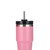 Stainless Steel Vacuum Insulated Tumbler with Straw Polished Glossy Keeps Hot Cold Car Vacuum Insulated Cup Pink 20oz