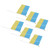 10 Set Ukraine Handheld Flags Mini Polyester Ukrainian Hand Waving Flag for Sporting Events Festive Decoration