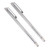 2PCS Telescopic Test Rod with Pen Clip Stainless Steel Detection Stick for Picking Metal Parts