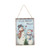 Wooden Wall Sign Poster Wall Mounted Waterproof Lightweight Christmas Hanging Decor for Indoor Outdoor