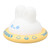 Cute Bunny Night Light Rechargeable 3 Levels Warm Light Soft Silicone Rabbit LED Night Light for Bedroom Decor Yellow